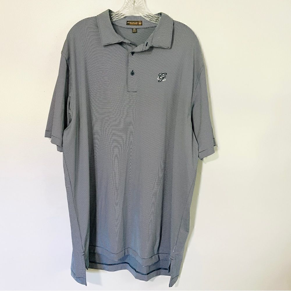 Peter Millar Summer Comfort Striped Polo XXL Great Condition!